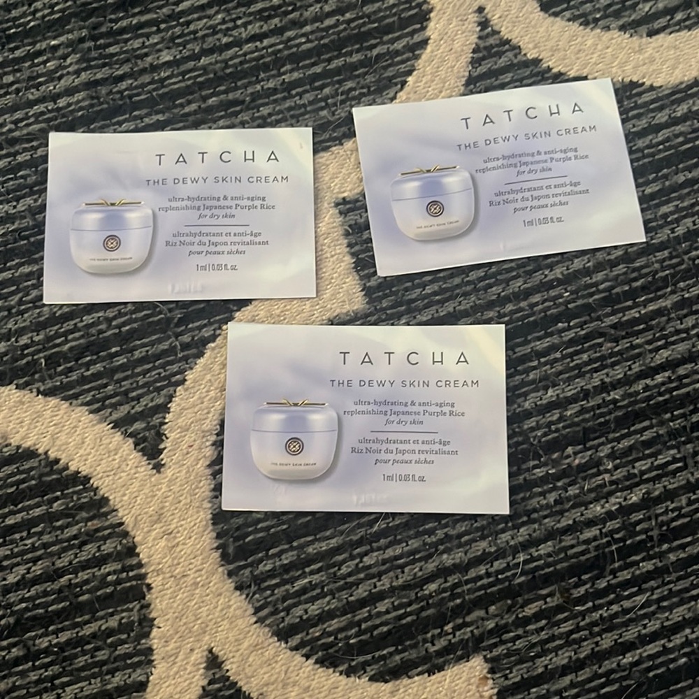 3 TATCHA DEWY SKIN CREAM SAMPLES